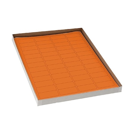 Zoro Select Cyro Label, Orange, Polypropylene, PK20 GRAING-C130