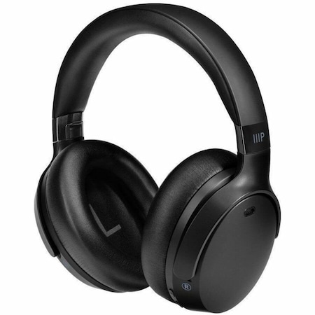 Monoprice DUAL DRIVER HEADPHONES WITH ACTIVE NOISE CANCELLING; BLUETOOTH 5; 20MM AND 40MM 44517