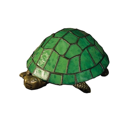Meyda 4 Inch H X 9 Inch W X 6 Inch D  Turtle Accent Lamp 10750