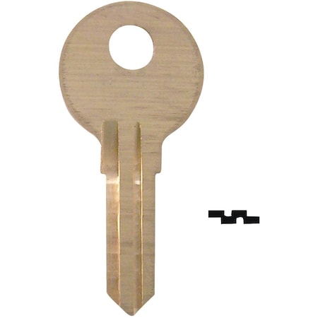 Ilco 1678 Eberhard Key Blank, 10PK IAA00019722