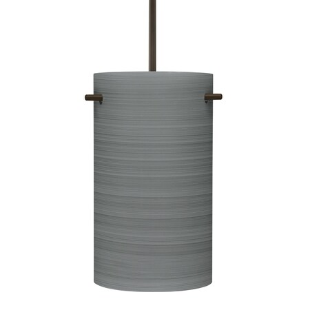 Besa Lighting Besa Tamburo 5 Pendant, Titan, Bronze Finish, 1x 11W LED 1JT-4005TN-LED-BR