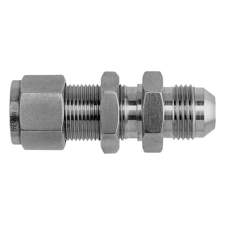 Brennan Industries Strt, SS, Comp. 1/2 in, MJIC 3/4 in NS2707-LN-08-08-SS