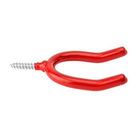 National Hardware 234 RED DBL Scr Hook, 25PK N271-012