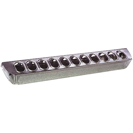 Little Giant Slide Top Poultry Feeder Galvanized 9822