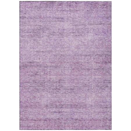 Homeroots 3' X 5' Lavender And Purple Abstract Washable Indoor Outdoor Area Rug 605554