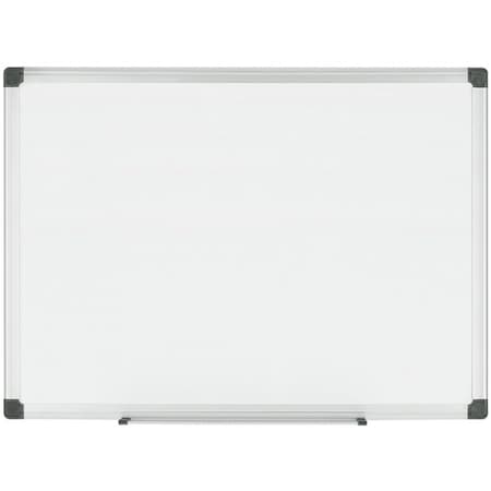 Mastervision Dry Erase Board, Porcelain, 47 13/64 in, 94 1/2 in, Aluminum Frame, White, Matte CR1501170MV