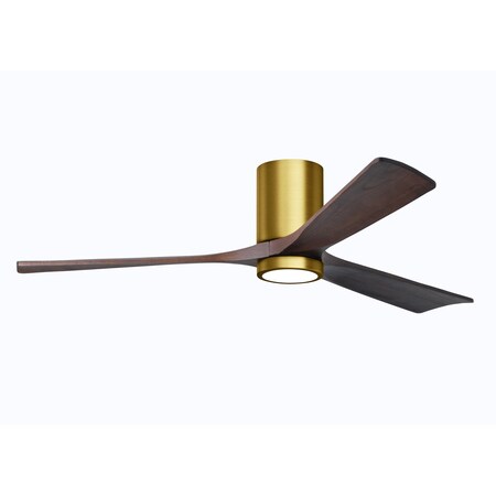Matthews Fan Co Brushed Brass Ceiling Fan IR3HLK-BRBR-WA-60