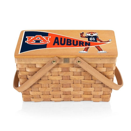 Picnic Time Family Of Brands NCAA Auburn Tigers Poppy Personal Picnic Basket 124-00-299-044-0