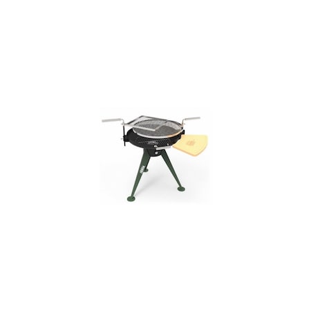 Metal Fusion Mr. Outdoors Heavy-Duty Charcoal Grill, Adjustable Grill Height, 22 In. MOC3822