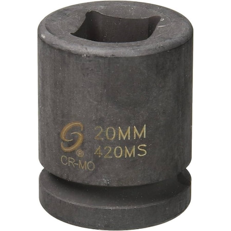 Sunex 3/4 in Drive 20Mm Square Impact Socket 420MS