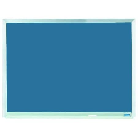 Aarco Black Porcelain on Steel Chalk Board w/ a Clear Satin Anodized Aluminum Frame, Size 18''Hx24''W DS1824B