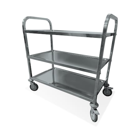 Steel Works Utility cart 19-3/4"X37-1/2"X38-3/8"H SWUCL3-2037HD-SQ