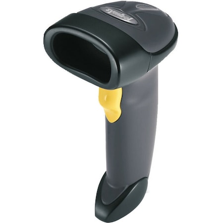 Zebra Handheld Scanner, Black, 1D Scanner LS2208-SR20007NA