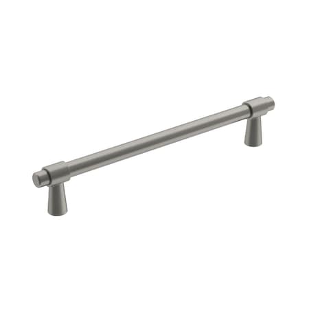 Amerock Destine 6-5/16 in 160 mm Center-to-Center Satin Nickel Cabinet Pull BP36860G10