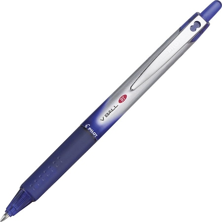 Pilot VBall Roller Ball Retractable Pen- Blue Ink- Fine 26207