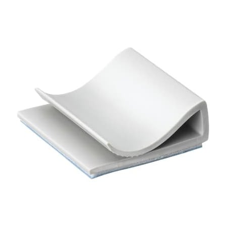 Abb CBL CLIP FLAT RBN GRAY PVC 1X1IN, 500PK FRPV-1000-8-D