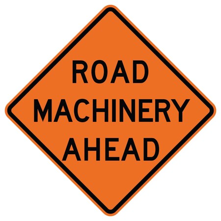 Sign Solutions Usa Traffic Sign, 48 in Width, Aluminum Sign, Diamond DUS10WZO4848W21-3