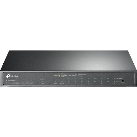 Tp-Link 10-PORT GIGABIT EASY SMART SWITCH WITH 8-PORT POE+ TL-SG1210MPE