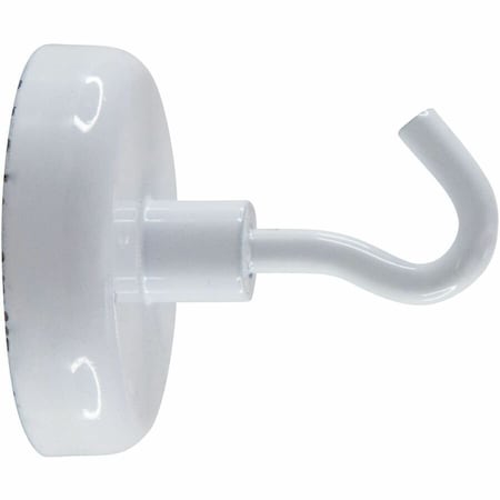 Zeus Magentic Hooks 14 lb. WHITE, 2PK 42410