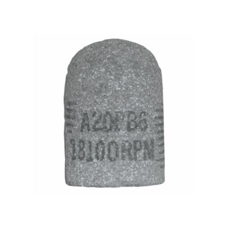 B-Line Abrasives Cone, 1-1/2 in dia, 2-1/2 in Thick, 3/8 in-24 Arbor, 24 Grit, Alum Oxide, T16, 25PK 903-C1615253