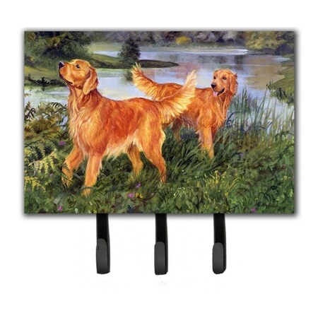 Carolines Treasures Golden Retrievers Leash or Key Holder HEH0098TH68