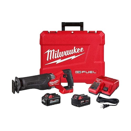 Milwaukee Tool M18 FUEL SAWZALL Kit + M18 XC6.0 Battery 2821-21, 48-11-1865