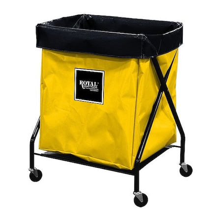 Royal Basket Trucks X-Frame Hamper, 150 lb Capac., 22" L G06-YYX-XFA-3ONN
