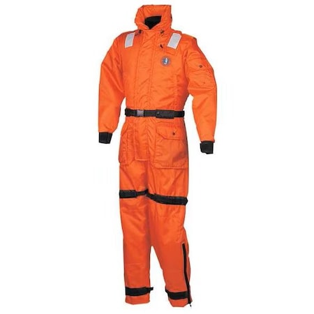 Mustang Survival Anti-Exposure Work Suit, XL, Orange/Black MS2175-33-XL