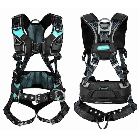 Safewaze Contour Construction Harness: 3D, QC Chest, TB Legs (S) 025-1641