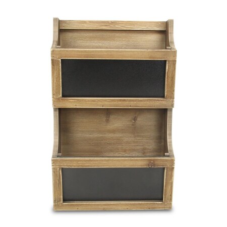 Made-To-Order 2 Tier, Naturally inspired, Wooden Storage Piece MA2546508