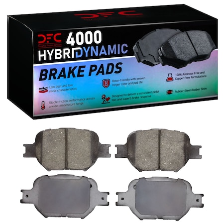 Dynamic Friction Co DFC 4000 HybriDynamic Brake Pads 4000-0817-00
