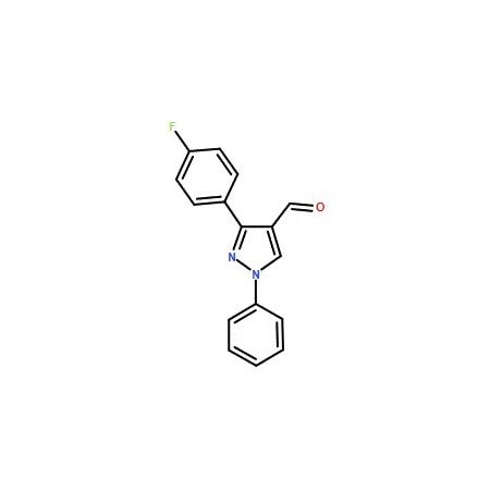 Ak Scientific 3-(4-Fluorophenyl)-1-phenyl-1H-pyrazole-4-carbaldehyde (25g), CAS 36640-40-1 3207AH-25g