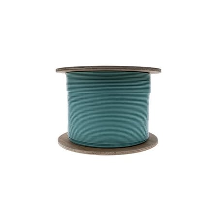 Cable Wholesale 2.0mm Duplex Zip-cord Fiber Optic Cable, OM4 50/125 multimode, Corning ClearCurve OM4, Aqua 10F1-402NH