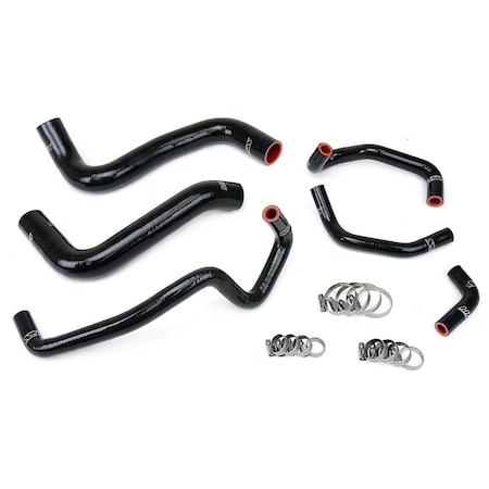 Hps Performance High Temp Reinforced Silicone Radiator and Heater Coolant Hose Kit, Black, 57-1467-BLK