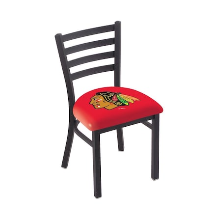 Holland Bar Stool Co BlackLogo Chair, VinylSeat L00418ChiHwk-R