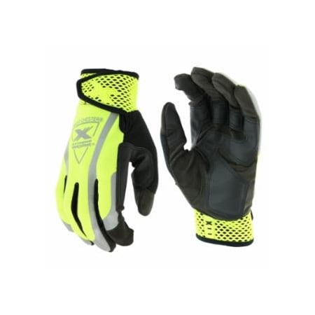 Pip Extreme Work Safety Gloves, Synthetic Leather, Medium, Green 813-89308/M