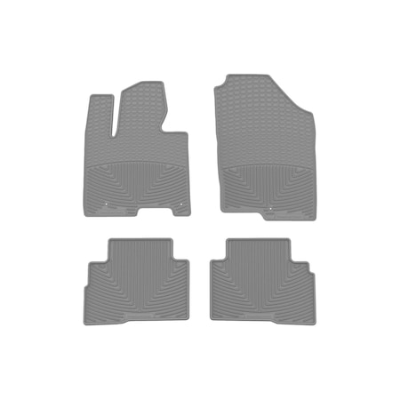 Weathertech Grey, Front and Rear All Weather Floor Mats W374GR-W468GR