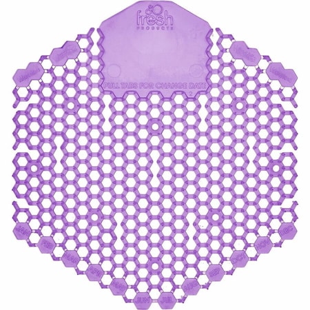Fresh Products Wave 3D Urinal Screen, Lavender, 6PK 3WDS60LAV