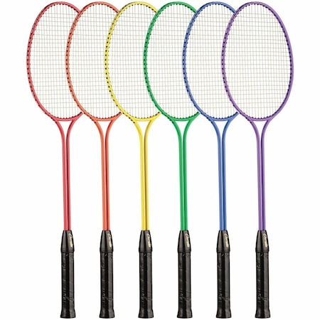 Champion Sports Tempered Steel Twin Shaft Badminton Racket Set BR30SET