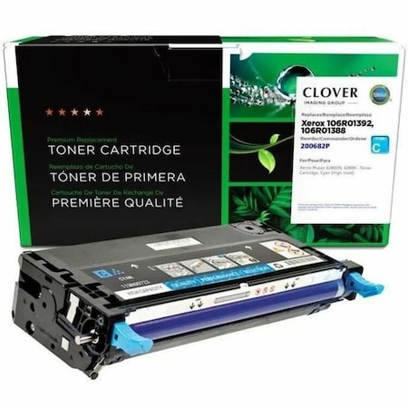 Clover Imaging Group Toner Cartridge, Cyan, Remanufactured 200682P