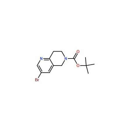 Ak Scientific tert-Butyl 3-bromo-7, 8-dihydro-1, 6-naphthyridine-6(5H)-carboxylate (100mg), CAS 1184950-48-8 3003AA-100mg