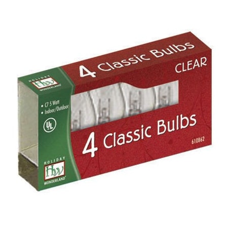Bsc Preferred C7 CLR Repl Bulb, 4PK 1047C-88