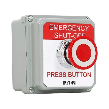 Eaton Control Station, Feed-Thru, Die Cast Zinc 10250T5B62-S101