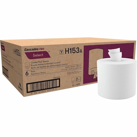 Cascades Pro Select Centerpull Paper Towel White, PK6 H153