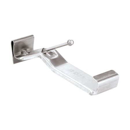 Dendesigns 5.18 x 5 x 1.75 in. Aluminum K Hidden Gutter Hanger Mill, 50PK DE2736992