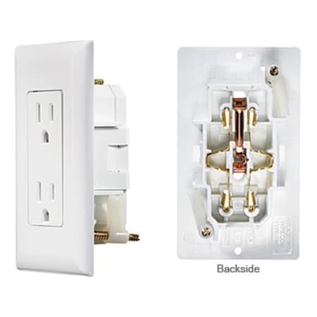 Rv Designer S811 Dual Outlet With CoverPlate White R6R-S811