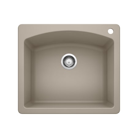 Blanco Diamond Single Bowl Dual Deck, Truffle 441280