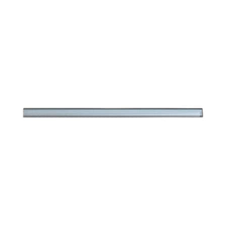Apollo Tile Stone Gray 0.6 in x 12 in Glass Glossy Pencil Liner Tile Trim 0.5 sqft/case, 10PK APLGP8806A