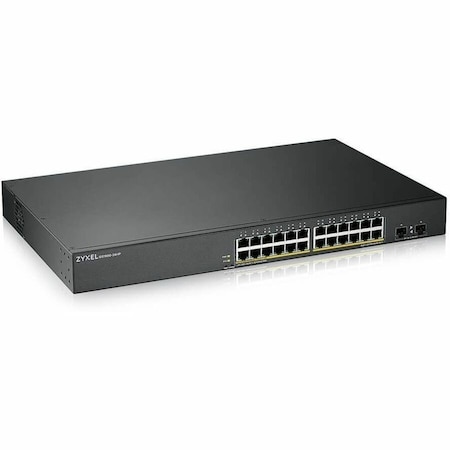 Zyxel 24-port GbE Smart Managed PoE Switch with GbE Uplink GS190024HPV2
