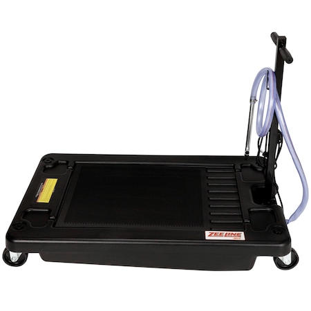 Zeeline 17-Gallon Poly Low-Profile Oil Drain W/ Electric Evacuation Pump ZELP17-EP